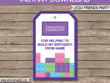 83 How To Create Lego Thank You Card Template For Free with Lego Thank You Card Template