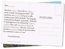 83 How To Create Postcard Template Writing For Free with Postcard Template Writing