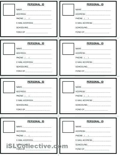83 How To Create Spy Id Card Template Photo For Spy Id Card Template 