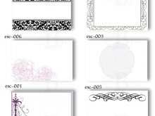 83 Online Free Printable Escort Card Template Maker by Free Printable Escort Card Template