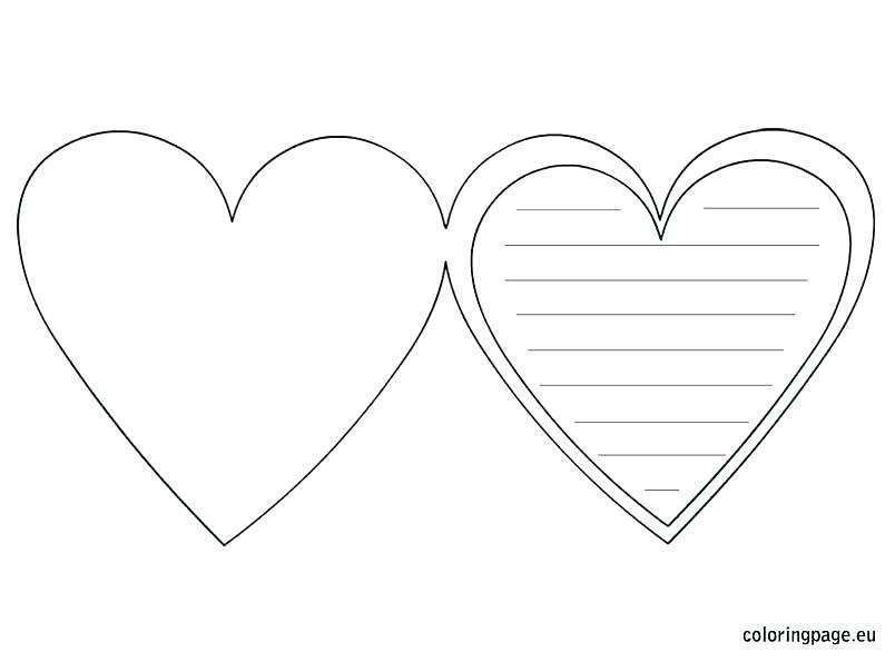 Heart Shaped Card Template
