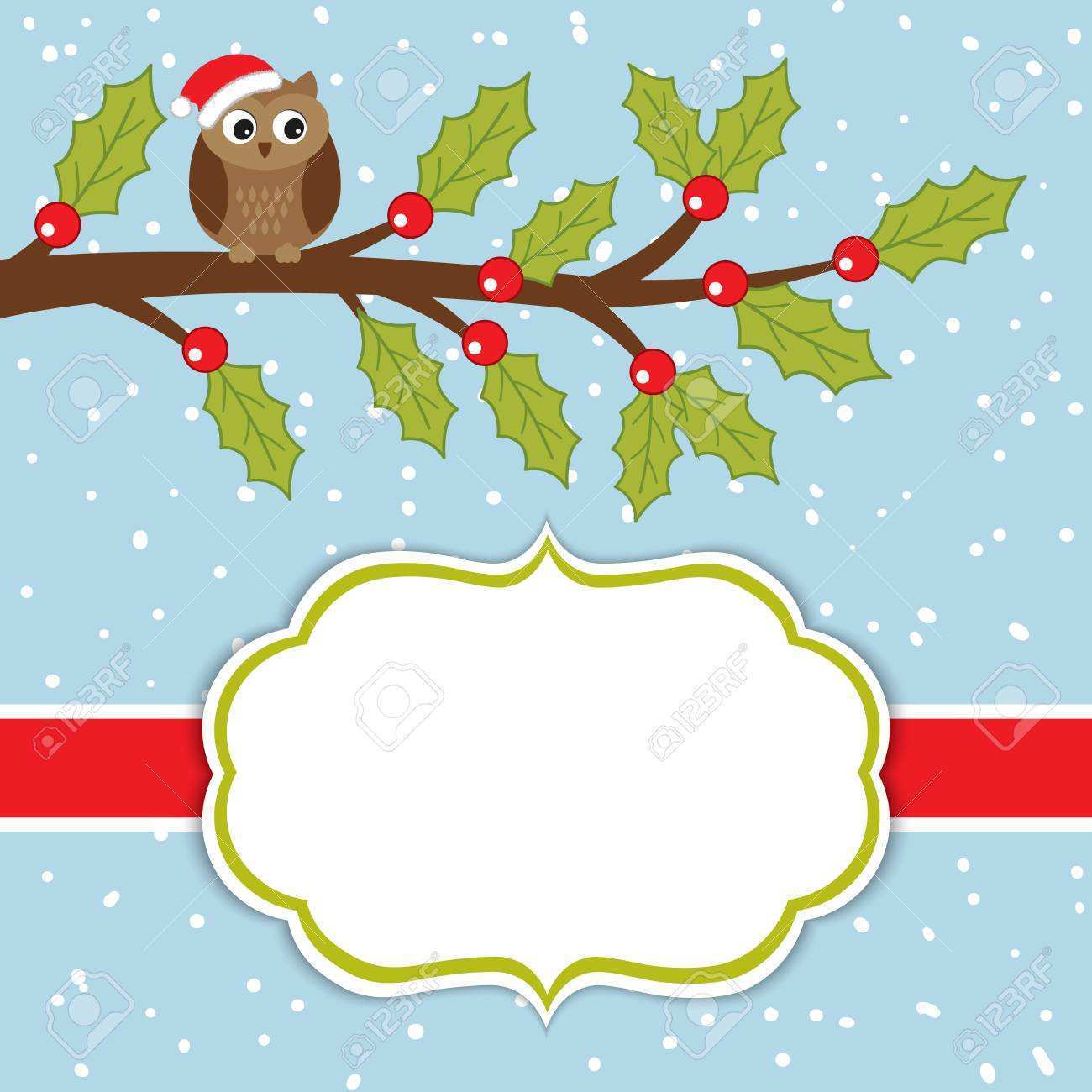 83 Online Owl Christmas Card Template for Owl Christmas Card Template