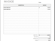 83 Online Simple Contractor Invoice Template Now by Simple Contractor Invoice Template