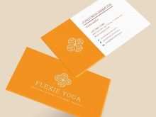 Business Card Template Yoga