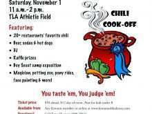 83 Printable Chili Cook Off Flyer Template Photo by Chili Cook Off Flyer Template