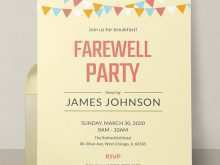 83 Printable Farewell Invitation Card Template Free Download PSD File for Farewell Invitation Card Template Free Download