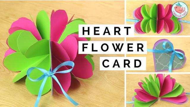 83 Printable Pop Up Flower Card Tutorial Handmade for Ms Word by Pop Up Flower Card Tutorial Handmade