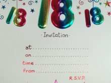 83 Report 18Th Birthday Card Template Free Layouts for 18Th Birthday Card Template Free