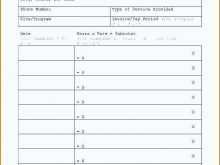 Consulting Timesheet Invoice Template