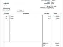 83 Standard Blank Commercial Invoice Template in Photoshop by Blank Commercial Invoice Template