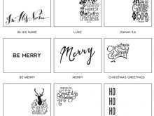 83 Standard Christmas Card Template Black And White in Photoshop with Christmas Card Template Black And White