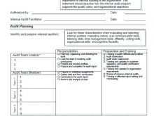 83 Standard Internal Audit Plan Template Excel Maker with Internal Audit Plan Template Excel