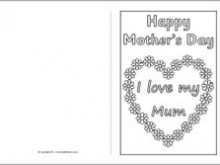 83 Standard Mother S Day Card Templates in Word for Mother S Day Card Templates