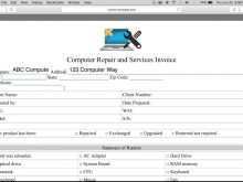 83 Standard Pc Repair Invoice Template Templates for Pc Repair Invoice Template