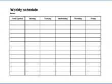 83 Standard Sample Class Schedule Template Download by Sample Class Schedule Template