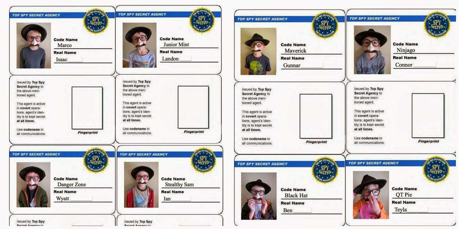 24 Standard Spy Id Card Template With Stunning Design for Spy Id Throughout Spy Id Card Template