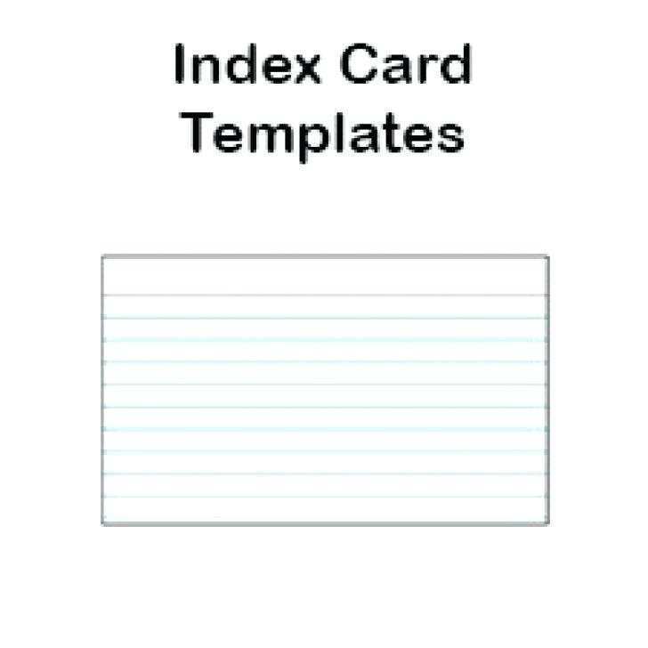 83 The Best Index Card Template In Word Templates with Index Card Template In Word