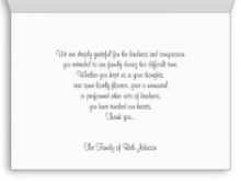 83 The Best Memorial Thank You Card Template PSD File for Memorial Thank You Card Template