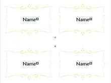 83 The Best Name Card Template Wedding Tables in Photoshop with Name Card Template Wedding Tables