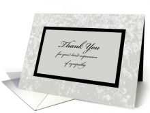 83 The Best Sympathy Thank You Cards Templates for Ms Word by Sympathy Thank You Cards Templates