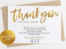 83 The Best Thank You For Your Order Card Template Layouts for Thank You For Your Order Card Template