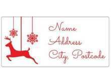 Avery Christmas Card Template