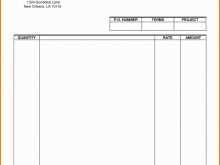 Hourly Contractor Invoice Template