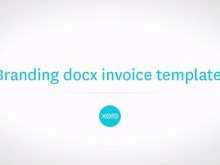 Tax Invoice Template Xero