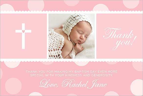 84 Blank Baptism Thank You Card Template Free Download Formating by Baptism Thank You Card Template Free Download