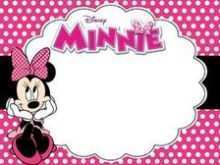84 Blank Birthday Card Template Minnie Mouse Formating for Birthday Card Template Minnie Mouse