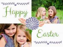 Easter Card Photoshop Template