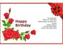 Happy Birthday Card Template For Word