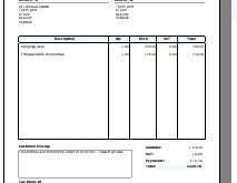 84 Blank Invoice Template Vat in Word by Invoice Template Vat