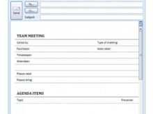 84 Blank Meeting Agenda Template For Outlook For Free for Meeting Agenda Template For Outlook