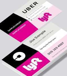 84 Blank Uber Business Card Template Free Now for Uber Business Card Template Free