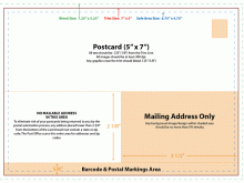 84 Blank Usps Postcard Layout PSD File by Usps Postcard Layout