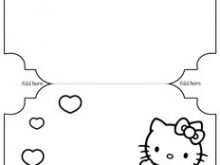 84 Create Birthday Card Template Hello Kitty For Free by Birthday Card Template Hello Kitty