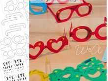 84 Create Card Glasses Template Maker with Card Glasses Template