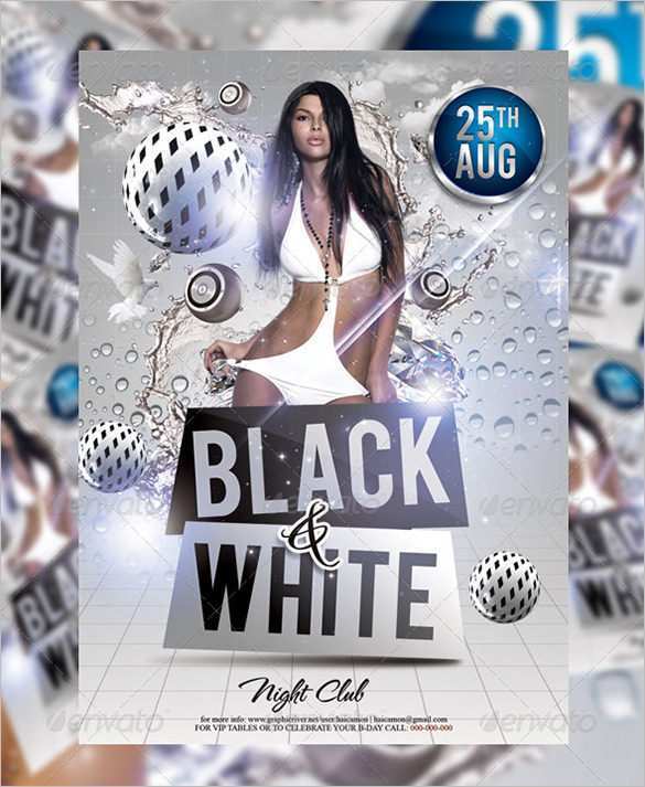 84 Create Free All White Party Flyer Template by Free All White Party Flyer Template