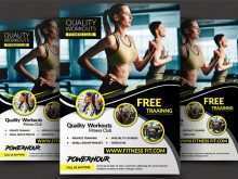 84 Creating Fitness Flyer Template Free With Stunning Design with Fitness Flyer Template Free