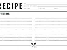 84 Creating Recipe Card Template To Print in Word for Recipe Card Template To Print