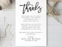 84 Creating Thank You Card Templates For Wedding For Free by Thank You Card Templates For Wedding