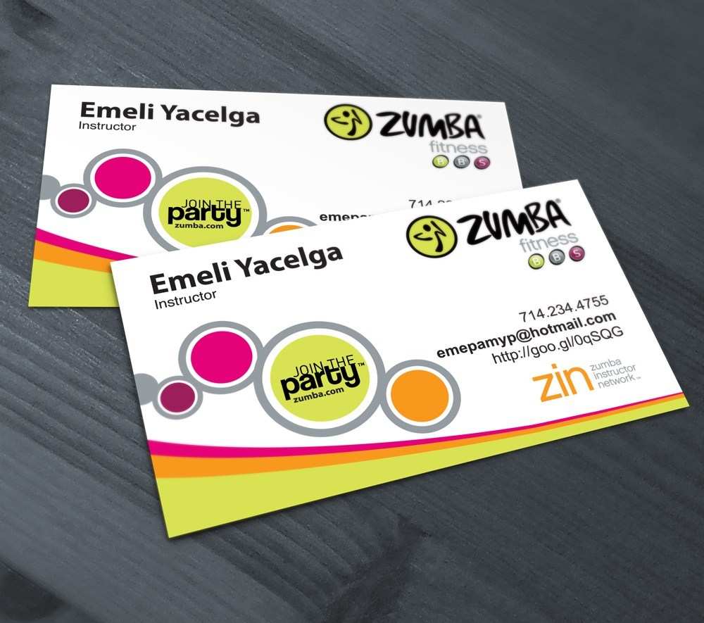 84 Creative Zumba Business Card Template Free Templates With Zumba Business Card Template Free Cards Design Templates