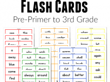 84 Customize Dolch Sight Word Flash Card Template For Free by Dolch Sight Word Flash Card Template