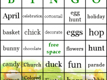 Easter Card Template Word