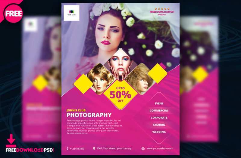 84 Free Photography Flyer Templates Photoshop for Ms Word by Free Photography Flyer Templates Photoshop