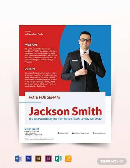 Campaign Flyer Template Word from legaldbol.com
