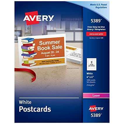 84 Free Printable Avery Postcard Template 2 Per Sheet for Ms Word for Avery Postcard Template 2 Per Sheet