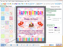 Birthday Card Template Png