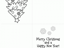84 Free Printable Christmas Card Template For Colouring Layouts by Christmas Card Template For Colouring